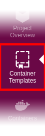 Project-wide Container Templates app